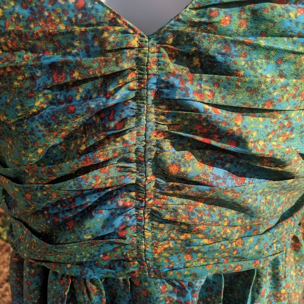 Roxy Shoreline Blue Sundress - Picture 4 of 5